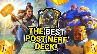 [Wild] THE BEST POST NERF CLIMBING DECK! (Even Tax Paladin) | United in Stormwind | Wild Hearthstone