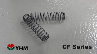 Muelle de cambio de diámetro W.D 0.4mm｜Máquinas de muelles de compresión CNC CF-310-150ppm｜YHM