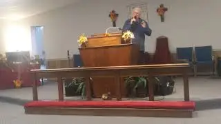 Pastor Ray Wood preaching on being and living as a Witness