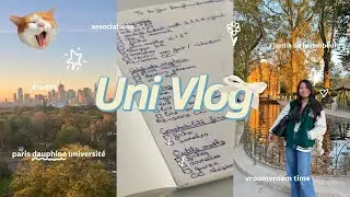 Uni Vlog @ Dauphine : les amies, asso, vie étudiante à Paris et les cours (of course)