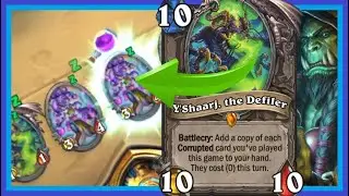 Corrupt OTK Shaman! | FAST and EASY Combos! | Hearthstone