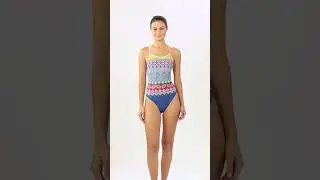 Sporti Granny Sweater Gingerbread Mermaid Thin Strap One Piece Swimsuit | SwimOutlet.com