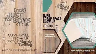 NJFB {Преображение пространства для скрапбукинга} Эпизод 2: Организация обрезков картона