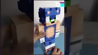 Epic Sonic Minecraft Figure Review &ndash; Speed Meets Cubes!&rdquo;#sonic #minecraft #figure #unboxing #usa