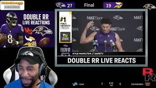 Реакция Джона Харбо на игру &laquo;Вороны&raquo; против &laquo;Викингов&raquo; | Double RR Reacts #reaction #ravens