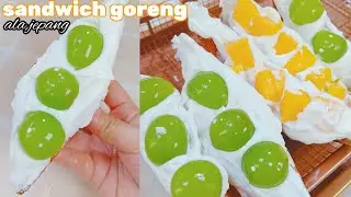 JANGAN BUANG‼️ ROTI HAMPIR EXPIRED MU BISA JADI CEMILAN UNIK DAN ENAK | resep sandwich sando goreng