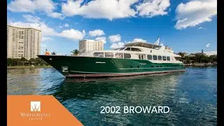 120' (36.57m) Broward Yacht SONAS Sold by Worth Avenue Yachts