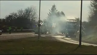 Major incident on A9 at Skiach
