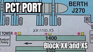 Driving to PCT port, where is block XX and XS?
