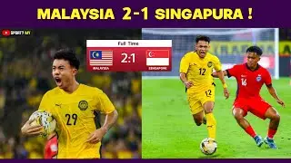 MENANG‼️ Harimau Malaya KALAHKAN Singapura di Bukit JALIL !
