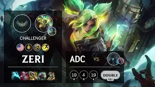 Zeri ADC vs Kalista - NA Challenger Patch 12.4