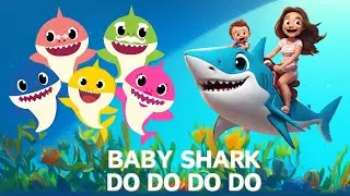 Baby Shark Dance & Learn Colors 🌈🦈 | Ocean Adventure Song for Kids | 3D Nursery Rhymes