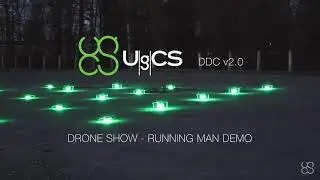 Drone Show Software   Running Man Drone Swarm Show