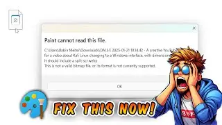Paint Cannot Read This File Fix 'This Is Not a Valid Bitmap File' Error for WebP Images