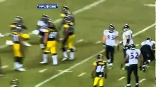 NFL-Ravens Cory Redding Confusing Fumble Recovery Vs Steelers