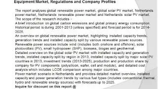 Netherlands Solar PV Power Market Insights & Outlook to 2025