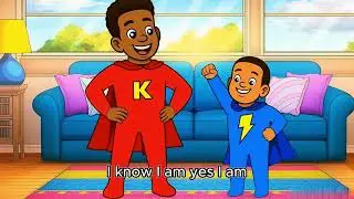 Positive Affirmations Song for Kids 🤗 | Nursery Rhyme “I Am” Singalong | Preschool Build Confidence.