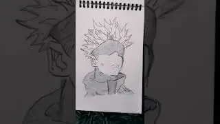 my gojo drawing for you 😊 #song #music phonk #speedsong #art #artistpro #speeddrawing