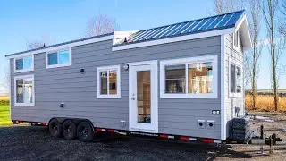 Rustic 34ft Napa Edition Tiny House On Wheels By Mint Tiny House Company | Living Design Tiny House