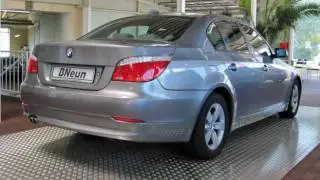 BMW 525d Limousine Steptronic 2007 Spacegrau Metallic Leder Dakota grau 59635 www.autohaus.biz/bneun