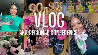 VLOG | AKA REGIONAL CONFERENCE 2022 💕💚 | ALPHA KAPPA ALPHA | Weekend Vlog