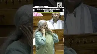 Nirmala Sitharaman along with Giriraj Singh mock TMC leaders in Lok Sabha