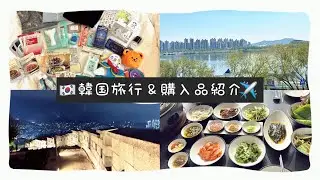 [VLOG]🇰🇷韓国旅行購入品紹介＆VLOG🧳3泊4日の楽しすぎる旅💖弘大/明洞/安国/漢江