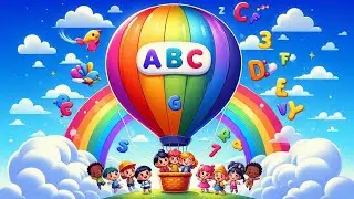 ABC Balloon Ride 🎈 | Fun Alphabet Song for Kids