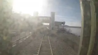 Amtrak Hudson Line: Train 281 Rhinecliff to Hudson (GoPro Backlit)