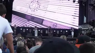 Little Mix performing Black Magic at Gibraltar Music Festival
