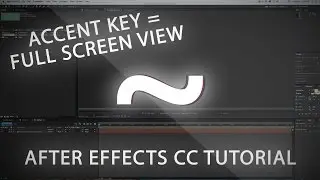 After Effects CC Quick Tip - ACCENT KEY - In Under ONE MINUTE!!