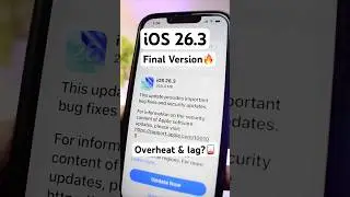 iOS 26.3 Final Version Review 🔥 - Update or not? #ios26
