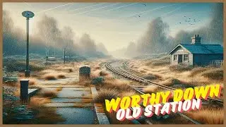 ABANDONED Worthy Down Halt OLD railway station 