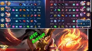 Valir support PEDESnya GILAAAA !!! Bikin MUSUH AUTO FEDDER #MOBILELEGENDS #VALIR