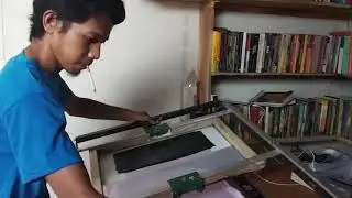 Sablon Kaos Menggunakan Frame Presisi