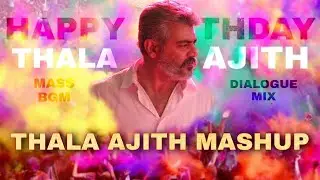 Thala Ajith Mashup | Mass BGM Dialogue Mix | Birthday Special Video 2020 | Vaanga Makkaa