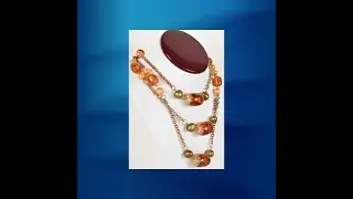 Super Long Epic Runway Necklace Includes Genuine Baltic Amber 62 Inches!