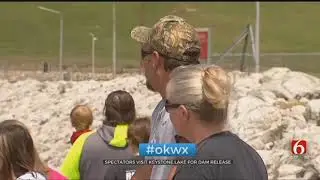 Spectators Visit Keystone Lake For Dam Release
