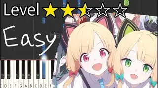 Luminous Memory - Blue Archive OST│Easy Piano Tutorial