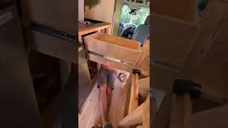 DIY Van Build: Drawers Install #vanconversion #diy