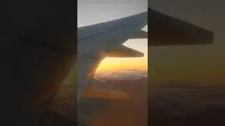 Sunset Take Off From PDX #shorts #flight #plane #sunset #planespotting