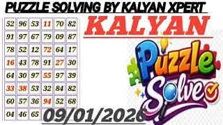 Puzzle Solve 09/01/2026 ||  Reasoning Tricks In Hindi  || kalyan Xpert