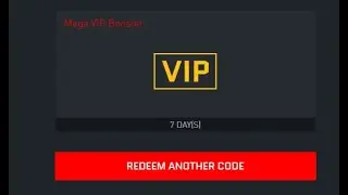 Warface Redeem code 2021 For PC and Console Mega VIP Booster 7 DAY(S)