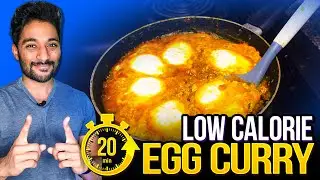 Egg Curry Recipe: Low-Calorie & Ready in 20 Minutes! | Indian Fitness 🇮🇳