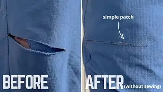 How to Fix Rips and Tears Fast | Easy No-Sew Patching Method