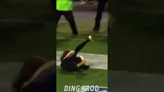 Antonio Brown amazing helmet one-handed catch