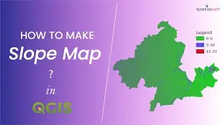 How to make slope map in QGIS?| With Reclassification