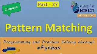 #27 #olevel #ALevel #Chapter6 #function pattern matching on #string in hindi with example