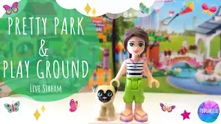 Parks and Playground - Lego Friends - live stream, build and chat