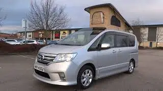 2023 NISSAN SERENA 2.0 HYBRID ELEC AUTOMATIC 4 BERTH CAMPER VAN POP TOP ROOF £22,995